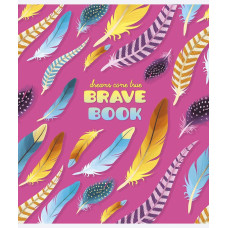 Зошит уч. "Genius" 24арк.== /3022L/ "Brave book" флуорфар + софт тач (дівчинка) (25/200)