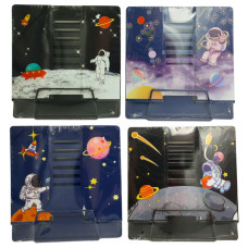 Підставка для книжок металева "JO" /555-525-S/ "Space" 15,2*15,2см, mix (1/30/60)
