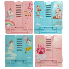 Підставка для книжок металева "JO" /555-516-S/ "Kids" 15,2*15,2см, mix (1/30/60)