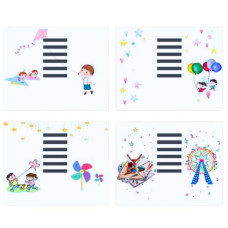 Підставка для книжок металева "JO" /555-27-S/ "Kids" 15,2*15,2см,mix (1/12/60)