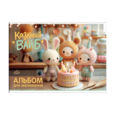 Альбом для малювання 2026 А4/40 "Бріск" /АВ-17/(294)100 г/м²,  ВД-лак (12/96)