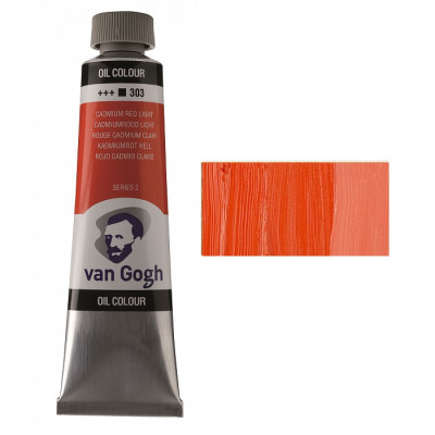 Фарба олійна VAN GOGH, (303) Кадмій червоний світлий, 40 мл, Royal Talens (1/3)