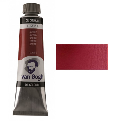 Фарба олійна VAN GOGH, (318) Карміновий, 40 мл, Royal Talens (1/3)
