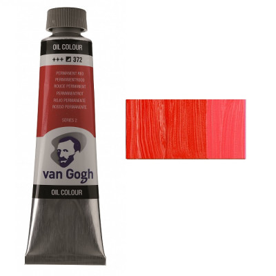 Фарба олійна VAN GOGH, (372) Перм. червоний, 40 мл, Royal Talens (1/3)