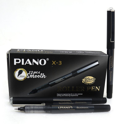 Ролер "PIANO" 3X-BK "Business" 0,5мм чорний (12)