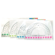 Транспортир 10см "JO" /4771/  "Super value" мікс (60)