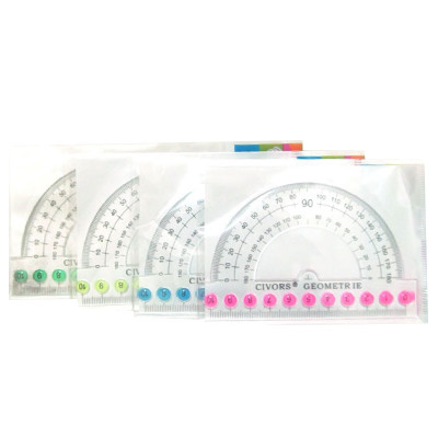 Транспортир 10см "JO" /4771/  "Super value" мікс (60)