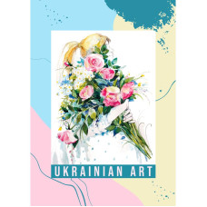 Блокнот A5/40арк "4PROFI" /905744/ # "Flower girls" rose, мат.лам, виб. УФ-лак