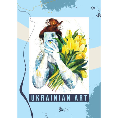 Блокнот A5/40арк "4PROFI" /905737/ # "Flower girls" tulip, мат.лам, виб. УФ-лак