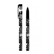 Ручка кулькова  "Vinson" /A71(8888)/ "Чорне - Біле", синя, ковпачок (20) 