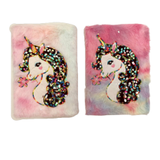 Блокнот пухнастий А5/80  "JO" /MRB2338-11/ "Unicorn Єдиноріг" 70гр, мікс (1/100)