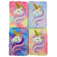 Блокнот пухнастий А5/80  "JO" /MRB2338-13/ "Unicorn Єдиноріг", 70гр, мікс (1/100)