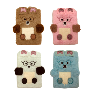 Блокнот пухнастий А5/80  "JO" /MRB2338-15/ "Bears" 70гр, мікс (1/100)