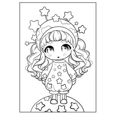 Розмальовка А4/12стор "1В" /743065/ "Anime baby girls" (1/100)
