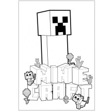 Розмальовка А4/12стор "Yes" /743219/ "Minecraft_2" (1/100)