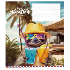 Зошит уч. "Школярик" 12арк.==/3318L/ "Cool vacation" ВД-лак (нейт) (30/300)