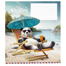 Зошит уч. "Школярик" 12арк.==/3318L/ "Cool vacation" ВД-лак (нейт) (30/300)
