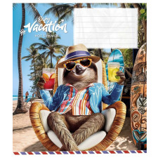 Зошит уч. "Школярик" 12арк.==/3318L/ "Cool vacation" ВД-лак (нейт) (30/300)