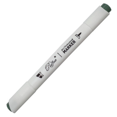 Скетч Маркер двосторонній "Raffine" /7800-6CB/ (B962) Chromium oxide green (6)