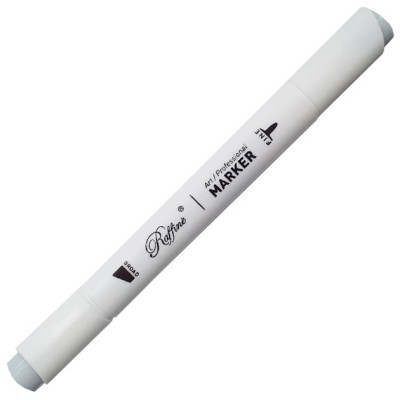 Скетч Маркер двосторонній "Raffine" /7800-6CB/ (BG01) Blue grey 1 (6)