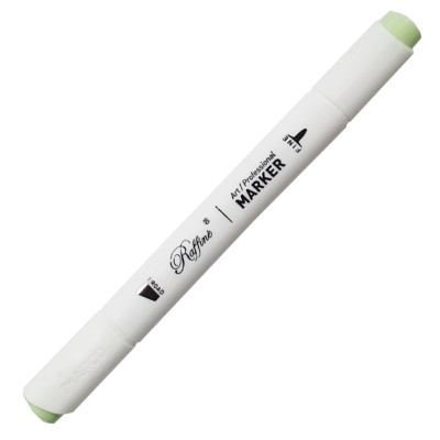 Скетч Маркер двосторонній "Raffine" /7800-6CB/ (G503) Pale green (6)