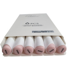 Скетч Маркер двосторонній "Raffine" /7800-6CB/ (R302) Fruit pink (6)