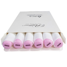 Скетч Маркер двосторонній "Raffine" /7800-6CB/ (R503) Pastel pink (6)