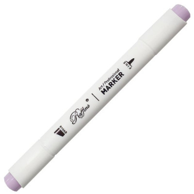 Скетч Маркер двосторонній "Raffine" /7800-6CB/ (R703) Pastel violet (6)