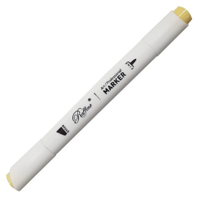 Скетч Маркер двосторонній "Raffine" /7800-6CB/ (Y204) Pastel yellow (6)