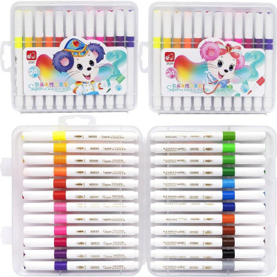 Фломастери "JO" /261-24/ "Mouse" 24кол. plastic box (1/14/56)
