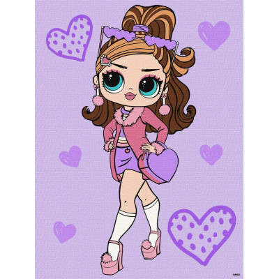 Картина за номерами "Ідейка" /KHO6284/ "LOL Surprise! Tweens Fancy Gurl" 30*40 см