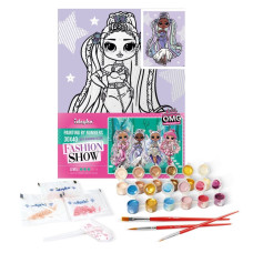 Картина за номерами "Ідейка" /KHO6272/ "LOL Surprise! O.M.G. Fashion show Lady Braids" зі стразами 30*40 см