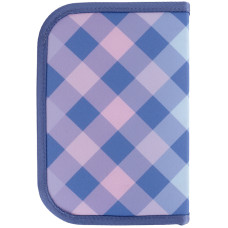 Пенал "Kite" /K24-622H-3/ 1 відд., 2 відв.,з наповненням 622H Purple Chequer (67040) (1/42)