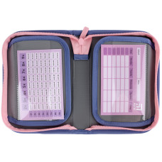 Пенал "Kite" /K24-622H-3/ 1 відд., 2 відв.,з наповненням 622H Purple Chequer (67040) (1/42)
