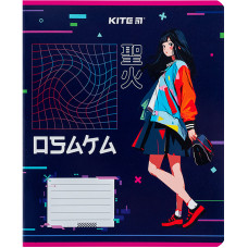 Зошит уч. "Kite" 12арк.== /K24-234-1/ "Kite Anime" гібр. лак + УФ лак (25/600)
