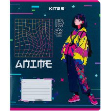Зошит уч. "Kite" 12арк.== /K24-234-1/ "Kite Anime" гібр. лак + УФ лак (25/600)