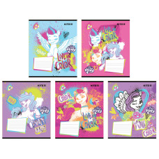 Зошит уч. "Kite" 12арк.== /LP24-234/ "My Little Pony" УФ лак + глітер (25/600)
