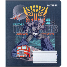 Зошит уч. "Kite" 18арк.# /TF24-236/ "Transformers" гібр. лак + УФ лак (20/400)