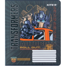 Зошит уч. "Kite" 18арк.# /TF24-236/ "Transformers" гібр. лак + УФ лак (20/400)