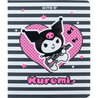 Зошит уч. "Kite" 24арк.# /HK24-238/ "Kuromi Куромі" софт тач + УФ лак (20/320)