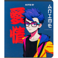 Зошит уч. "Kite" 24арк.# /K24-238/ "Kite Anime" софт тач + УФ лак (20/320)