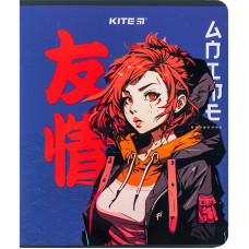 Зошит уч. "Kite" 24арк.# /K24-238/ "Kite Anime" софт тач + УФ лак (20/320)