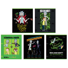 Зошит уч. "Kite" 24арк.== /RM24-239/ "Rick & Morty" софт тач + УФ лак (20/320)