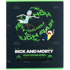 Зошит уч. "Kite" 24арк.== /RM24-239/ "Rick & Morty" софт тач + УФ лак (20/320)