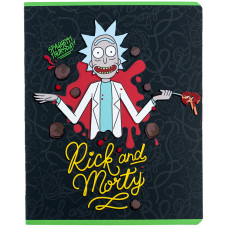 Зошит уч. "Kite" 24арк.== /RM24-239/ "Rick & Morty" софт тач + УФ лак (20/320)