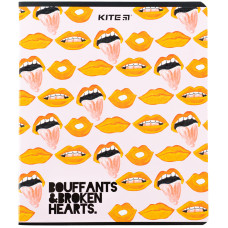Зошит уч. "Kite" 48арк.# /K24-259-1/ "Bouffants & Broken Hearts" гібр. лак + УФ лак (10/200)