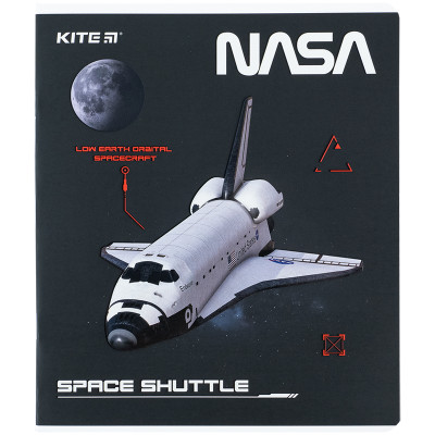 Зошит уч. "Kite" 48арк.# /NS24-259/ "NASA" софт тач + УФ лак (10/200)