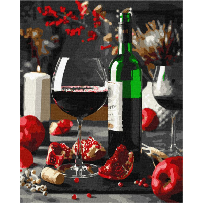 Картина за номерами "Ідейка" /KHO5671/ "Гранатова насолода" 40*50см