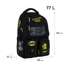 Рюкзак "Kite" /DC25-2587M/ Education Teens 2587M DC Batman (1/10)