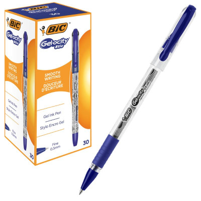 Ручка гелева "BIC" Gel-Ocity Stic /bcCEL1010265/ синя (30/720)